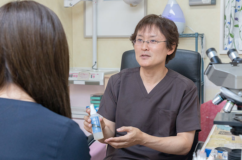 ニキビにさせない肌質改善