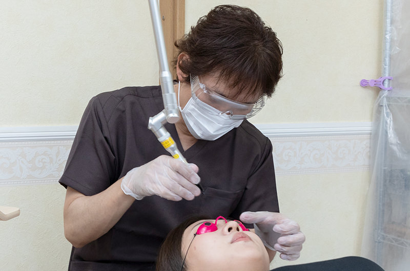 ホクロのレーザー治療